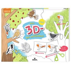 Mein 3D Mal- und Sachbuch - Vögel