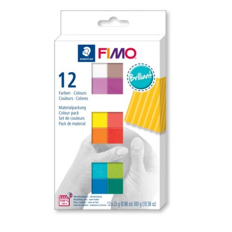 FIMO soft Brilliant Colours 12 Stück