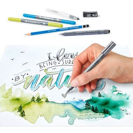 STAEDTLER Hand Lettering x Aquarell Set 100% STAEDTLER Hand Lettering x Aquarell Set 100%