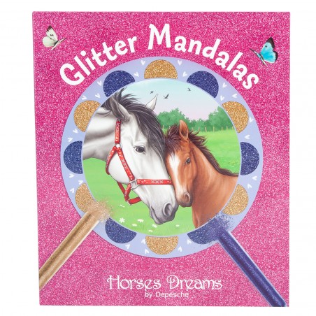 Depesche - Horses Dreams Glitter Mandalas Creativeset Box Depesche - Horses Dreams Glitter Mandalas Creativeset Box