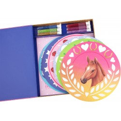 Depesche - Horses Dreams Glitter Mandalas Creativeset Box