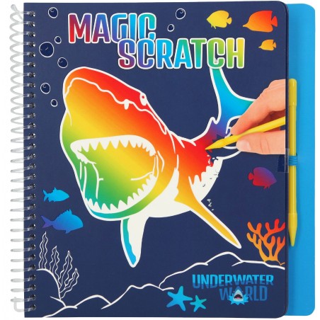 Depesche - Dino World - Magic Scratch Book Underwater Depesche - Dino World - Magic Scratch Book Underwater