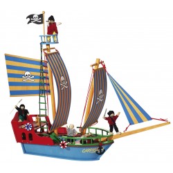 Eichhorn - Spielwelt - Piratenboot - 43 teilig