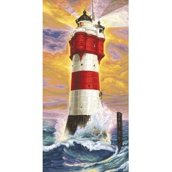 Schipper Malen-nach-Zahlen - Meisterklasse Hochformat - Leuchtturm Roter Sand