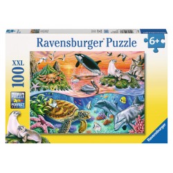 Ravensburger Spiel - Bunter Ozean, 100 XXL-Teile