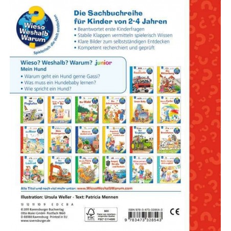 Ravensburger - Wieso? Weshalb? Warum? junior: Mein Hund, Band 41