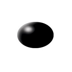 Revell - Aqua Color schwarz, seidenmatt - RAL 9005, 18 ml