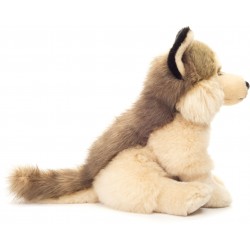 Teddy-Hermann - Wolf sitzend, 29 cm