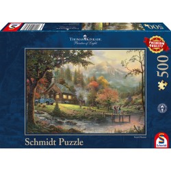 Schmidt Spiele - Puzzle - Idylle am Fluss, 500 Teile