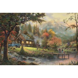 Schmidt Spiele - Puzzle - Idylle am Fluss, 500 Teile