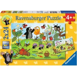 Ravensburger Spiel - Der Maulwurf im Garten, 2x24 Teile