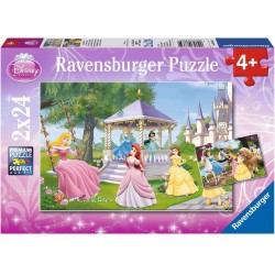 Ravensburger Spiel - Disney™ Princess - Zauberhafte Prinzessinnen, 2x24 Teile