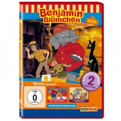 KIDDINX - DVD Benjamin Blümchen - Die Zirkuslöwen / Das Geheimnis der Tempelkatze EXTRA LANG