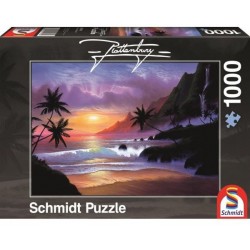 Schmidt Spiele - Puzzle - Paradiesische Bucht, 1000 Teile