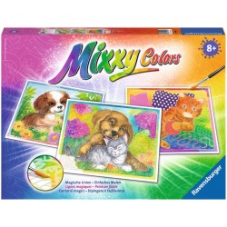 Ravensburger Spiel - Malen nach Zahlen - Mixxy Colors - Tierfreundschaft