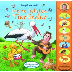 PI Kids - 8-Button-Soundbuch - Meine liebsten Tierlieder