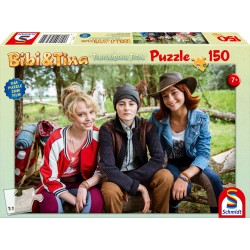Schmidt Spiele - Puzzle -  Bibi und Tina - Bibi, Tina und Adea, 150 Teile
