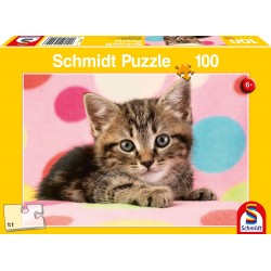 Schmidt Spiele - Puzzle - Süßes Katzenkind, 100 Teile