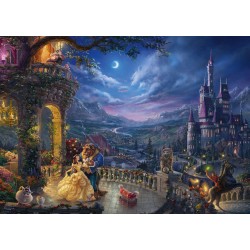 Schmidt Spiele - Puzzle - Disney, Die Schöne und das Biest, Tanz im Mondlicht, 1000 Teile