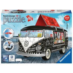 Ravensburger Puzzle - 3D Puzzle - Volkswagen T1 - Food Truck, 162 Teile