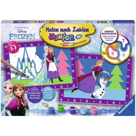 Ravensburger Spiel - Malen nach Zahlen Junior - Die Eiskönigin