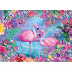 Schmidt Spiele - Puzzle - Flamingos, 500 Teile