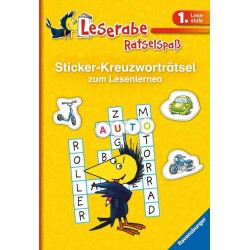 Ravensburger - Sticker-Kreuzworträtsel zum Lesenlernen 1. Lesestufe