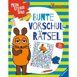 Ravensburger Buch - Mein Sticker Spaß Die Maus - Bunte Vorschulrätsel