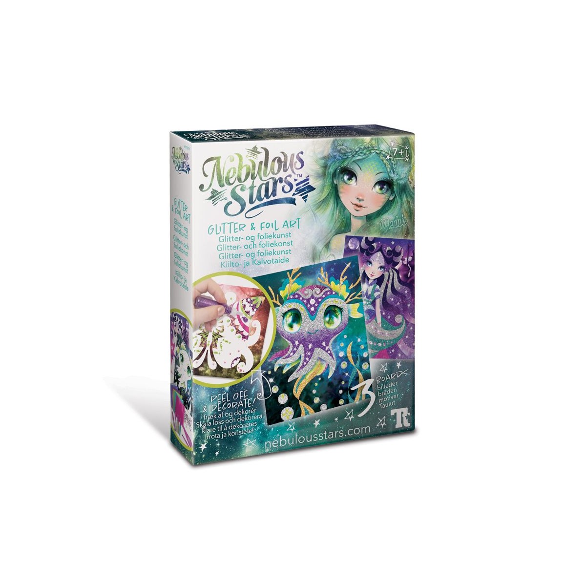 Nebulous Stars - Glitzer- und Folien Kunst