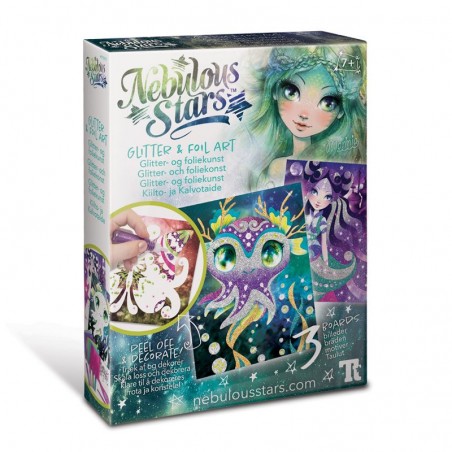 Nebulous Stars - Glitzer- und Folien Kunst