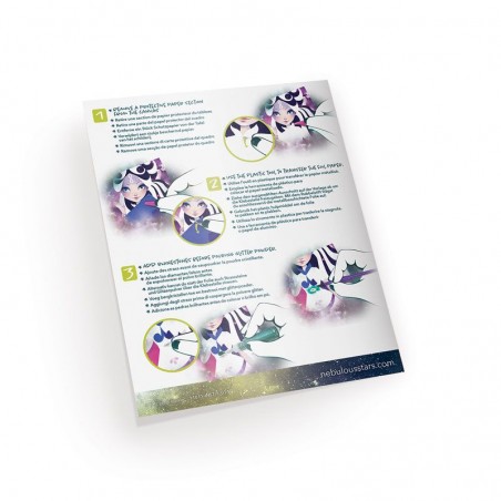 Nebulous Stars - Glitzer- und Folien Kunst