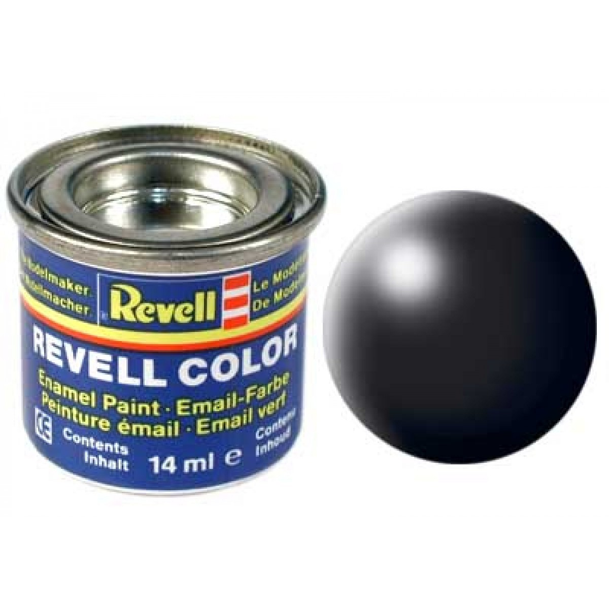 Revell - schwarz, seidenmatt RAL 9005 - 14ml-Dose