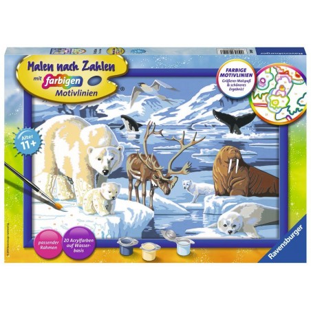 Ravensburger Spiel - Malen nach Zahlen - Tiere der Arktis