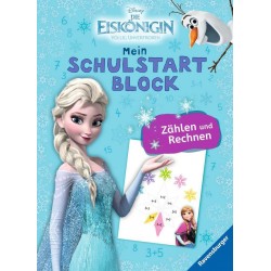 Ravensburger - Disney™ Die Eiskönigin Mein Schulstartblock: Zählen und Rechnen