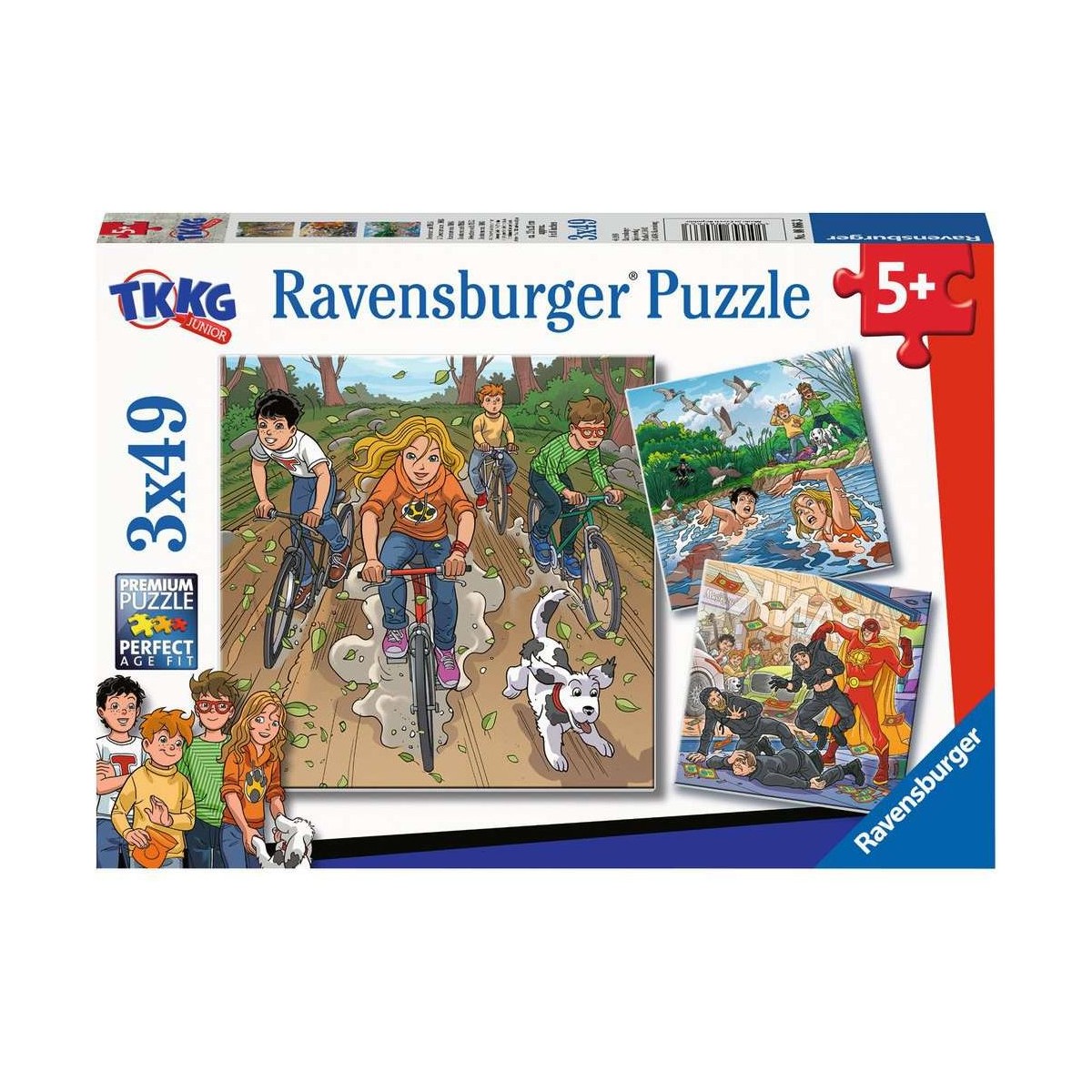 Ravensburger Spiel - Abenteuer mit TKKG, 3x49 Teile