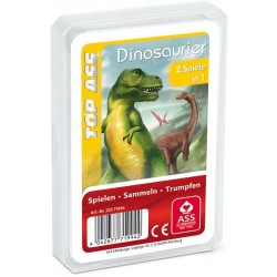 ASS Altenburger Spielkarten - TOP ASS Quartett Dinosaurier