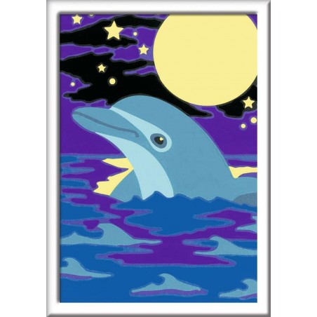 Ravensburger Spiel - Malen nach Zahlen - Kleiner Delfin