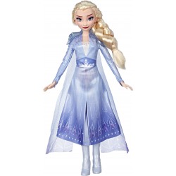 Hasbro - Die Eiskönigin 2 - Elsa Puppe mit langem blondem Haar und blauem Outfit