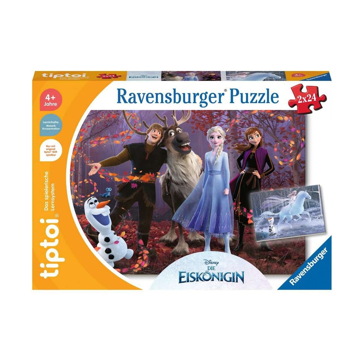 Ravensburger - tiptoi Puzzle für kleine Entdecker: Disney™ Die Eiskönigin