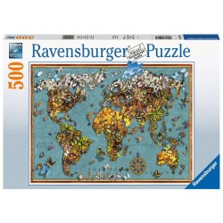 Ravensburger - Antike Schmetterling-Weltkarte