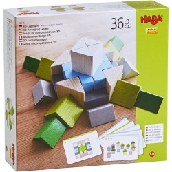 HABA® - 3D Legespiel Würfelmosaik Nordic