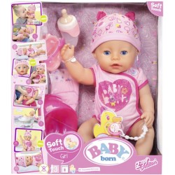Zapf Creation - Baby born Soft Touch Girl Blue Eyes