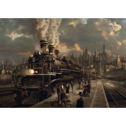Schmidt Spiele - Puzzle - Lokomotive, 1000 Teile