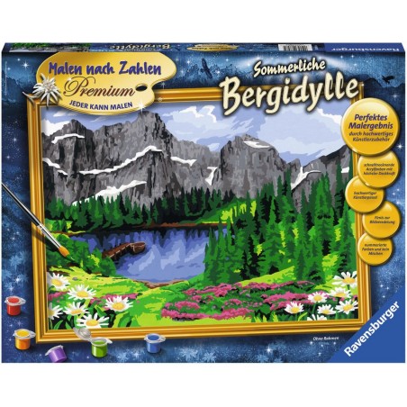 Ravensburger Spiel - Malen nach Zahlen - Sommerliche Bergidylle