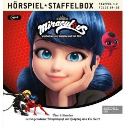 Edel:KIDS CD - Miraculous - Geschichten von Ladybug und Cat Noir - mp3-Staffelbox 1.2 mit den Hörspi