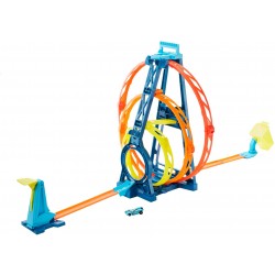 Mattel - Hot Wheels® Track Builder Unlimited Looping-Set inkl. Spielzeugauto, Autorennbahn