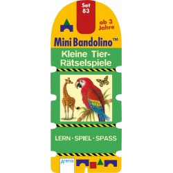 Arena Verlag - Mini Bandolino Set 83 - Kleine Tier-Rätselspiele