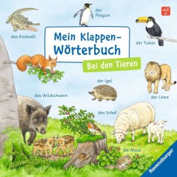 Ravensburger - Mein Klappen-Wörterbuch: Bei den Tieren