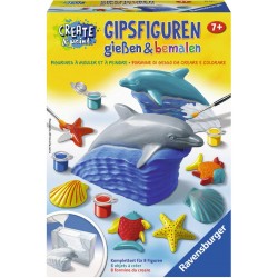 Ravensburger Spiel - Create & Paint - Gipsfiguren gießen - Delfin