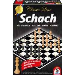 Schmidt Spiele - Classic Line - Schach mit extra großen Spielfiguren